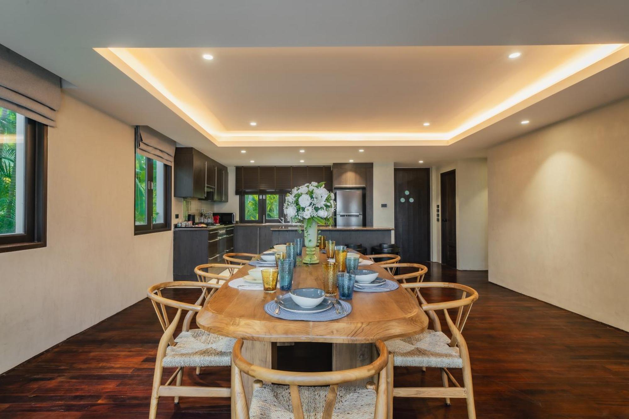 منتجع ذا فيلاج كوكونت آيلاند بيتش Phuket المظهر الخارجي الصورة Villa dining room