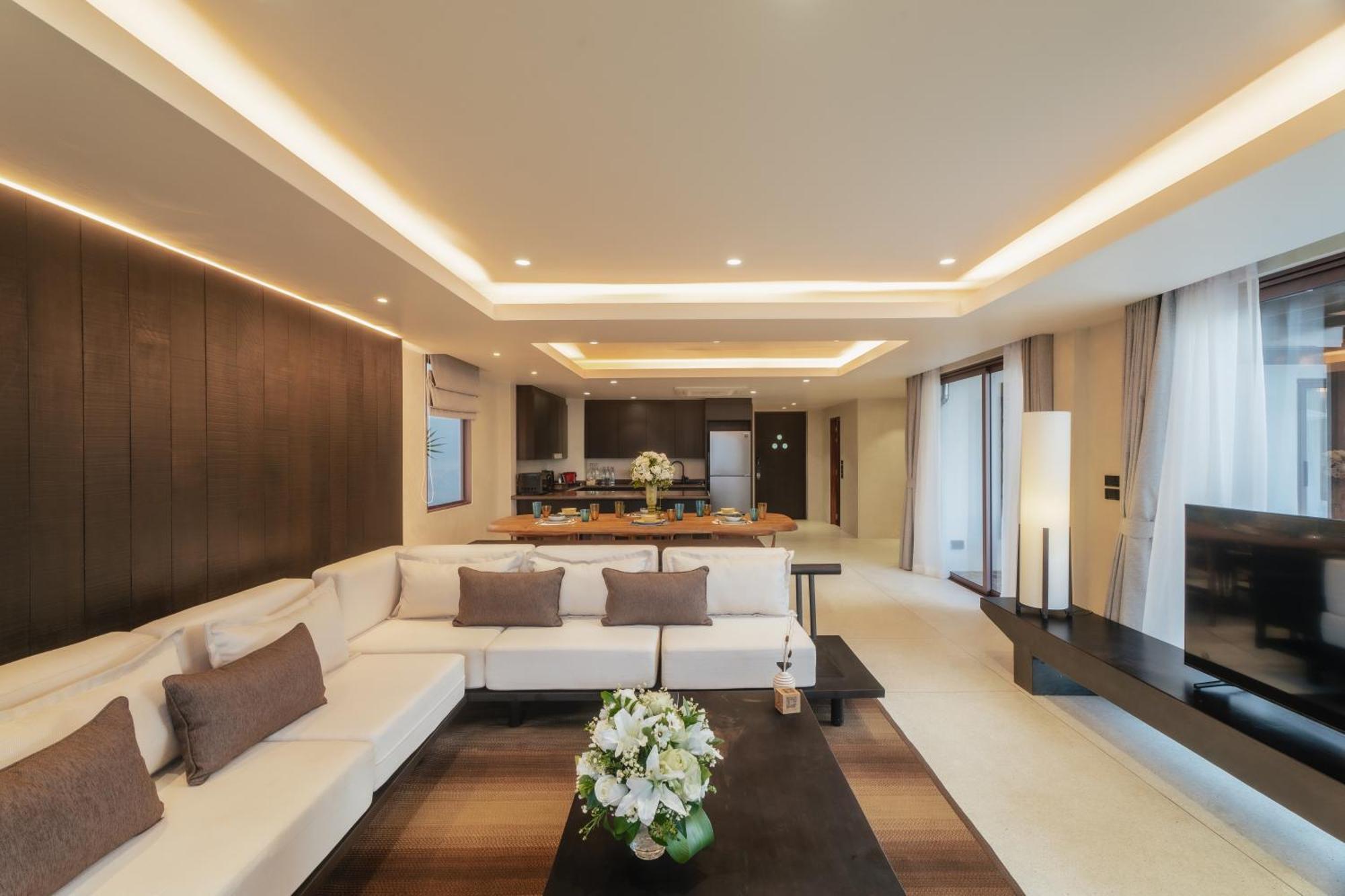 منتجع ذا فيلاج كوكونت آيلاند بيتش Phuket المظهر الخارجي الصورة A living room in a private house